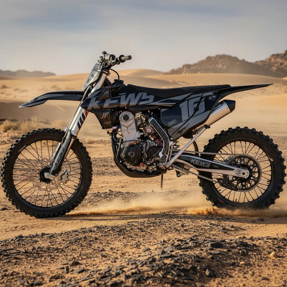 KEWS DIRT BIKE-PETROL -Black 450CC 80Kmh Speed - Image 5