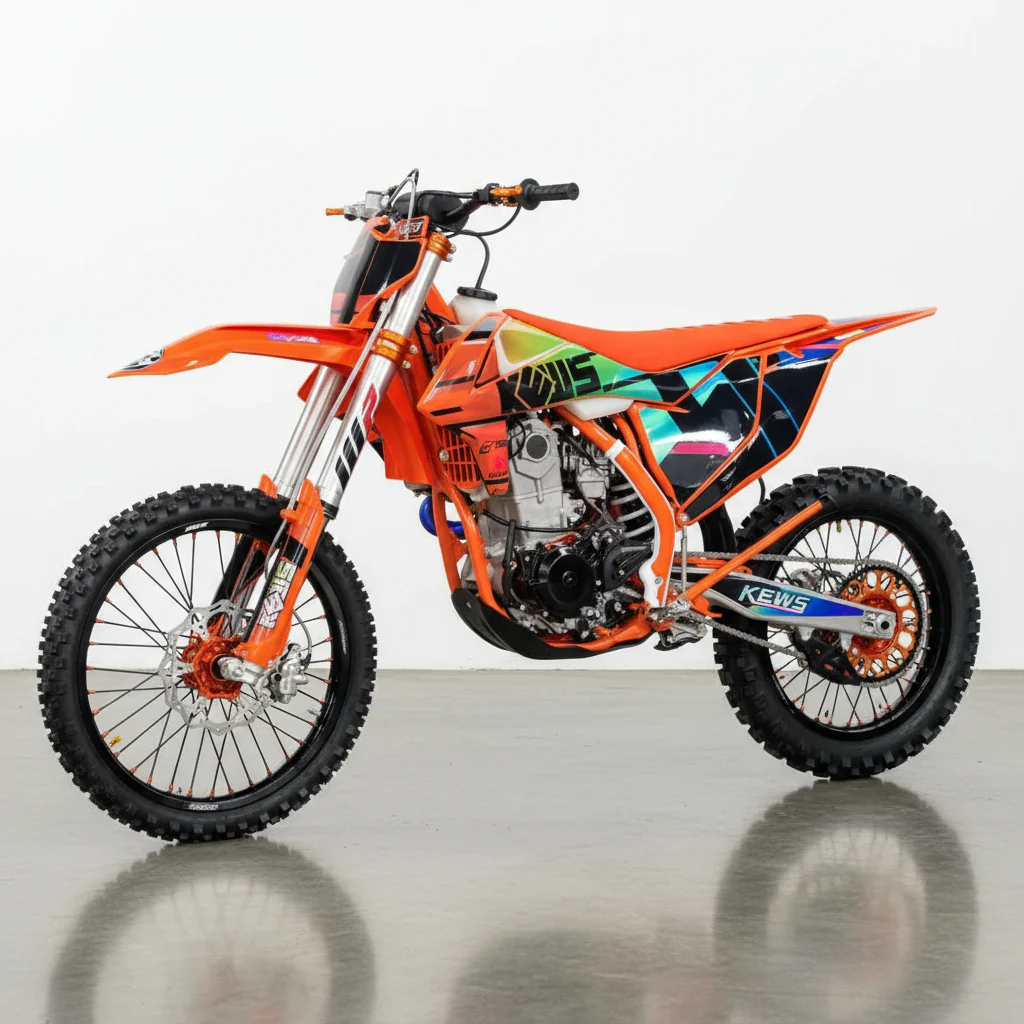 KEWS DIRT BIKE-PETROL -Black 450CC 80Kmh Speed - Image 9