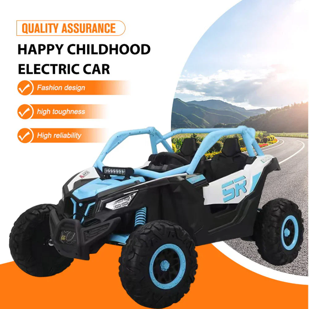 kids cross country vehicle ride on children's remote control car 4Wheel Drive toy Age 2 up - Image 6