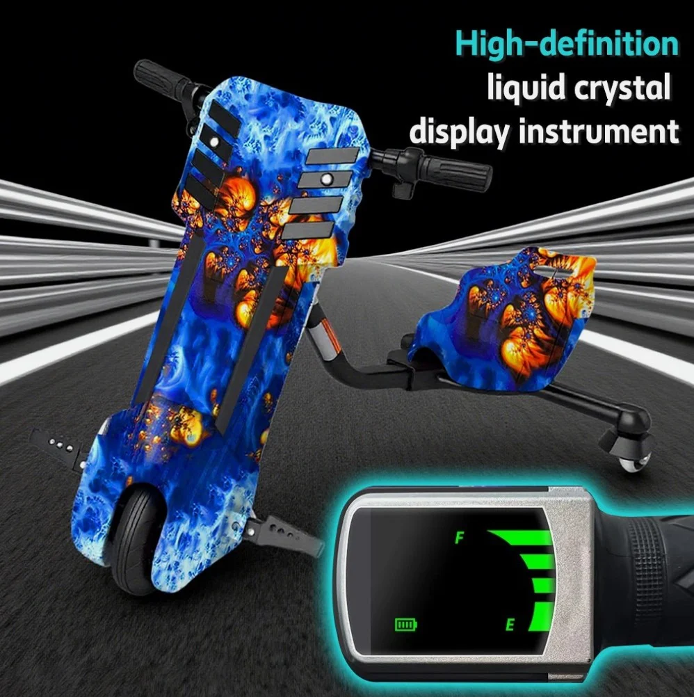 KIDS DRIFTING ELECTRIC SCOOTER FOR BOYS & GIRLS With Adjustable Length  Age4-15 - Image 3