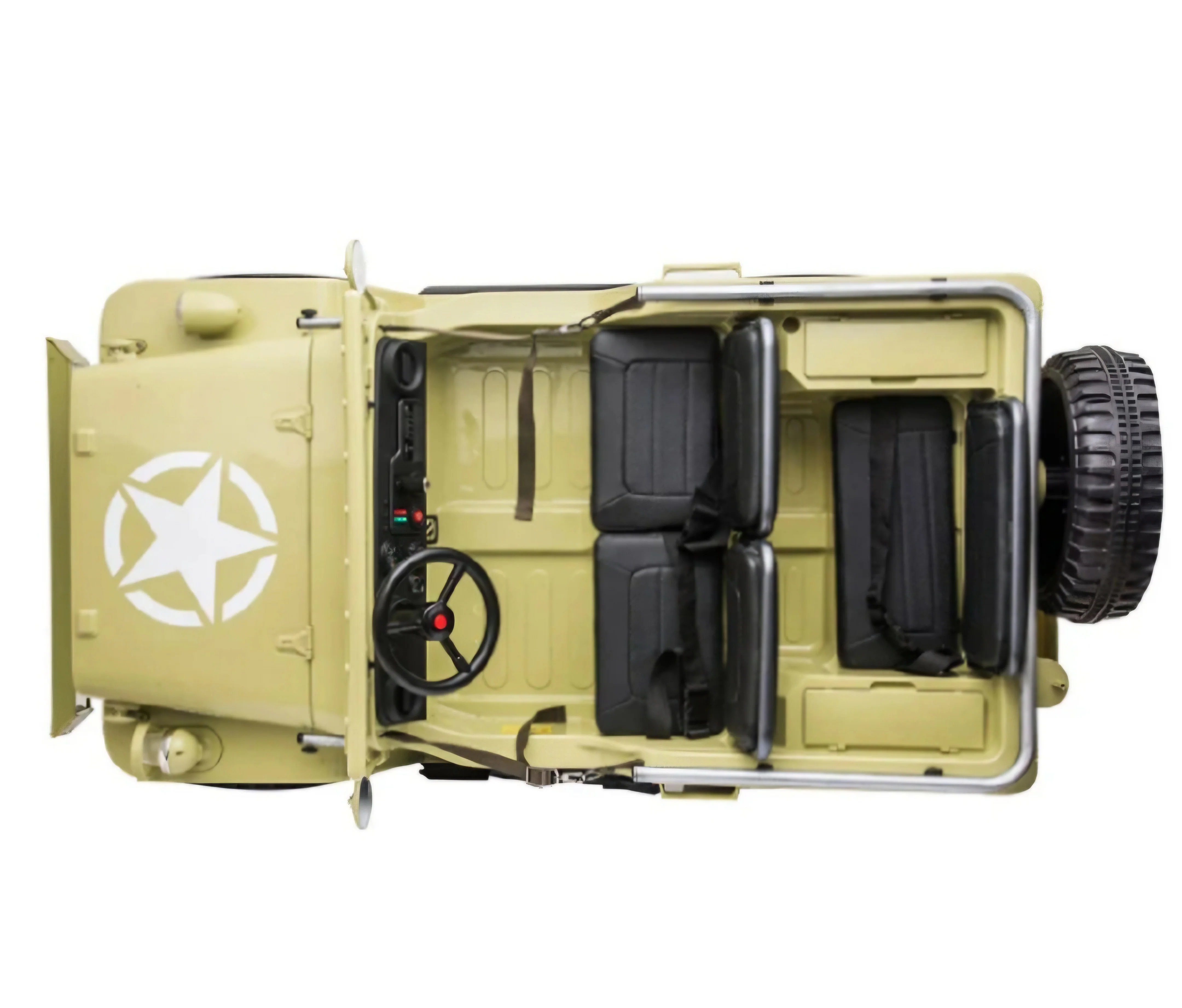 Kids Electric Mini Jeep with 03 Seats - Image 13