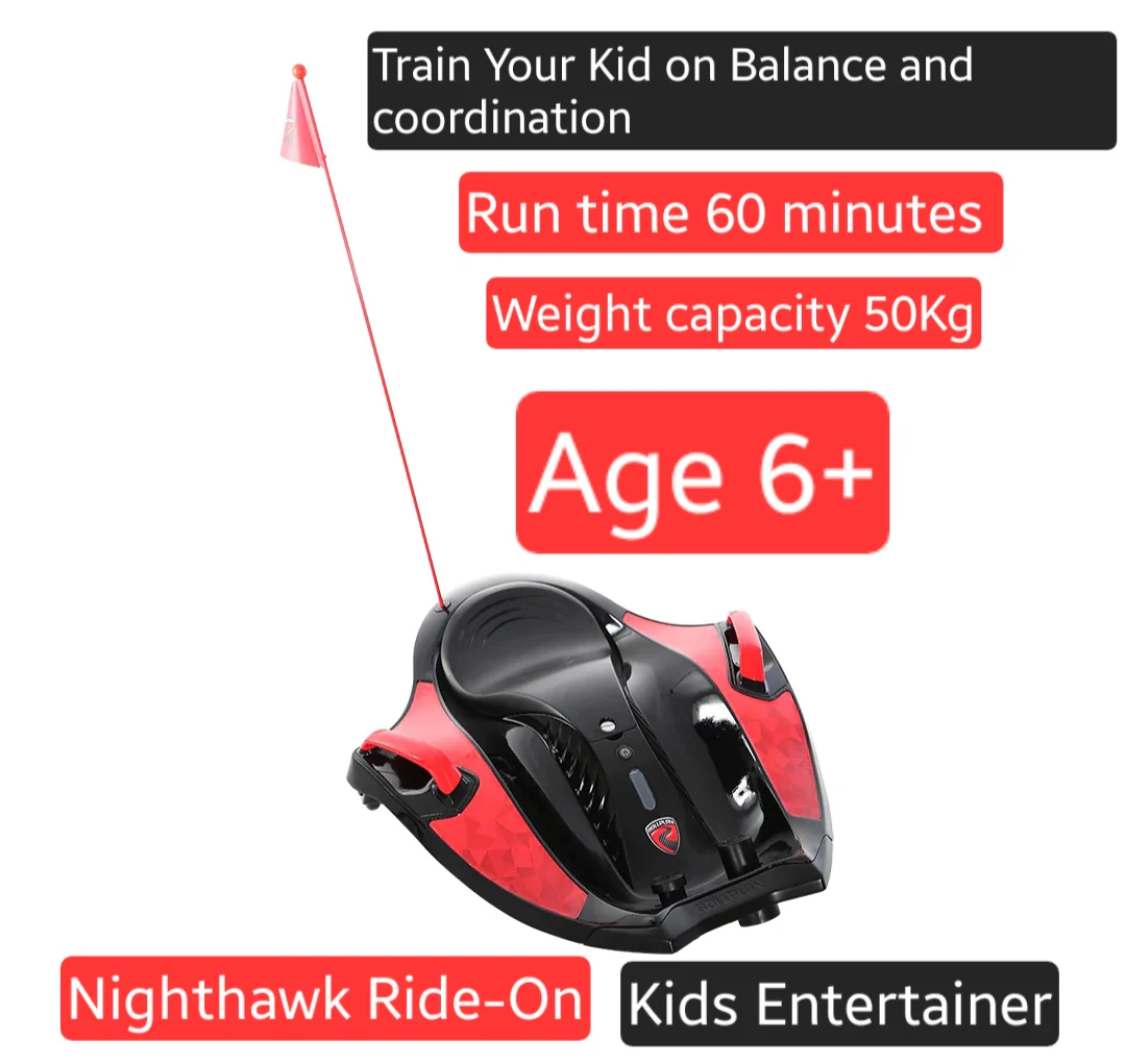 Kids Electric Nighthawk Ride-On Age 6+ - Image 2