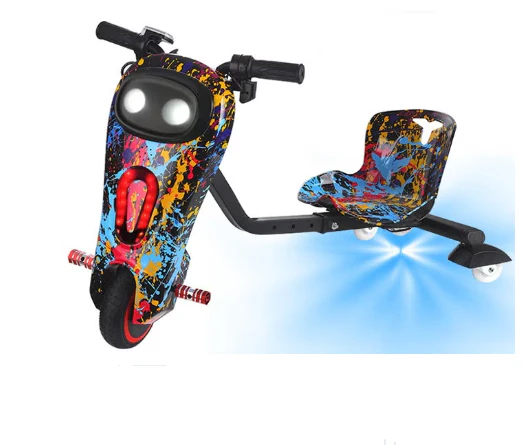 Kids Electric Ride-On Drifting Trike With music 360Β° Spin Age 3-7