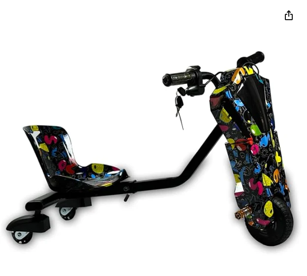 Kids Electric Ride-On Drifting Trike With music 360Β° Spin Age 3-7 - Image 11