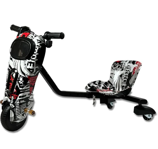 Kids Electric Ride-On Drifting Trike With music 360Β° Spin Age 3-7 - Image 2
