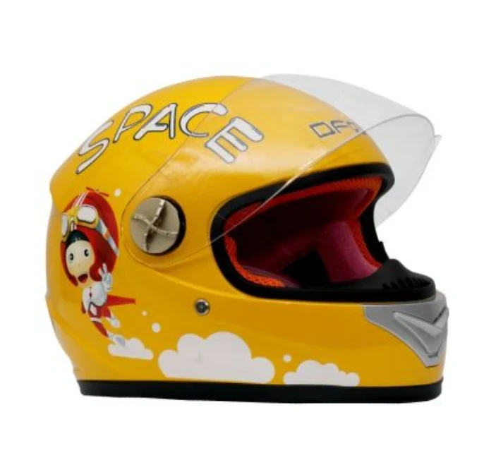 Kids Full Face Safety Helmet  (Pink) Age 7- 12 - Image 2