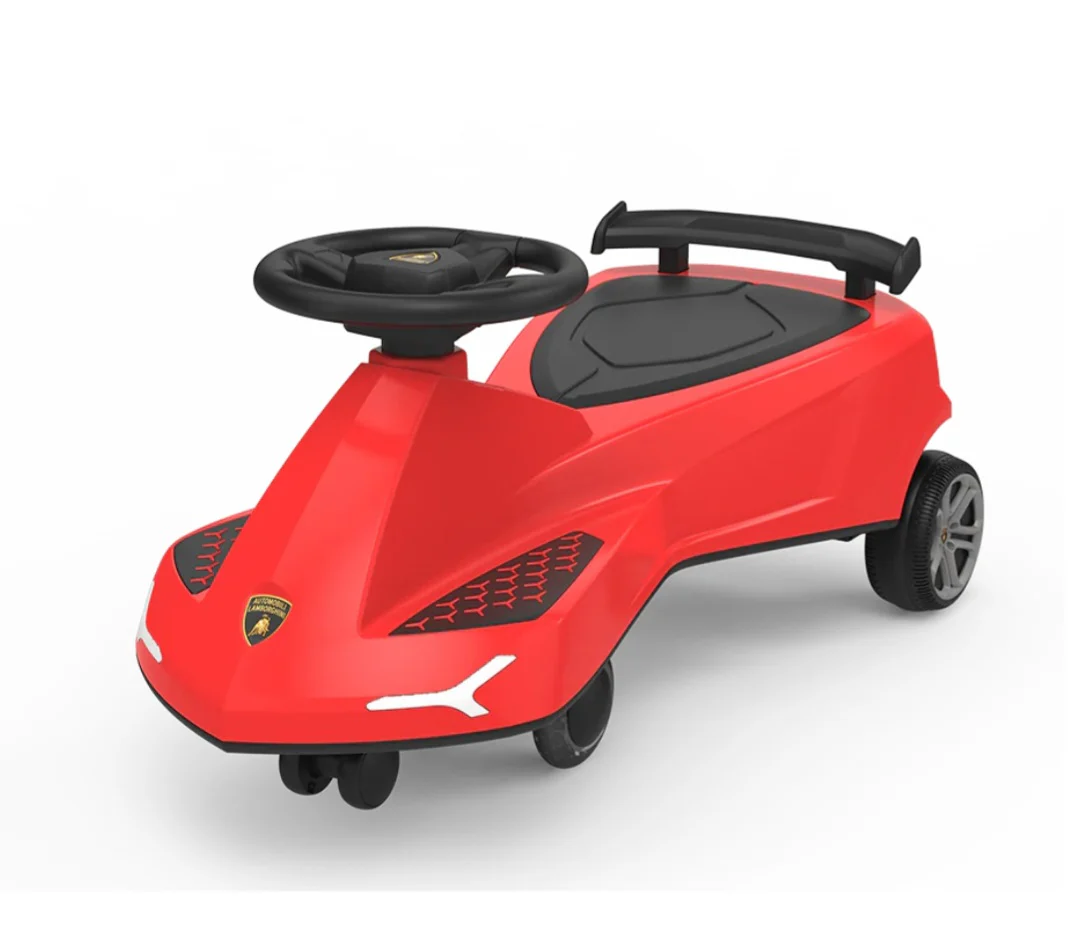 Kids Lamborghini Swing Car Ride on Age 3-5 Girls - Image 2