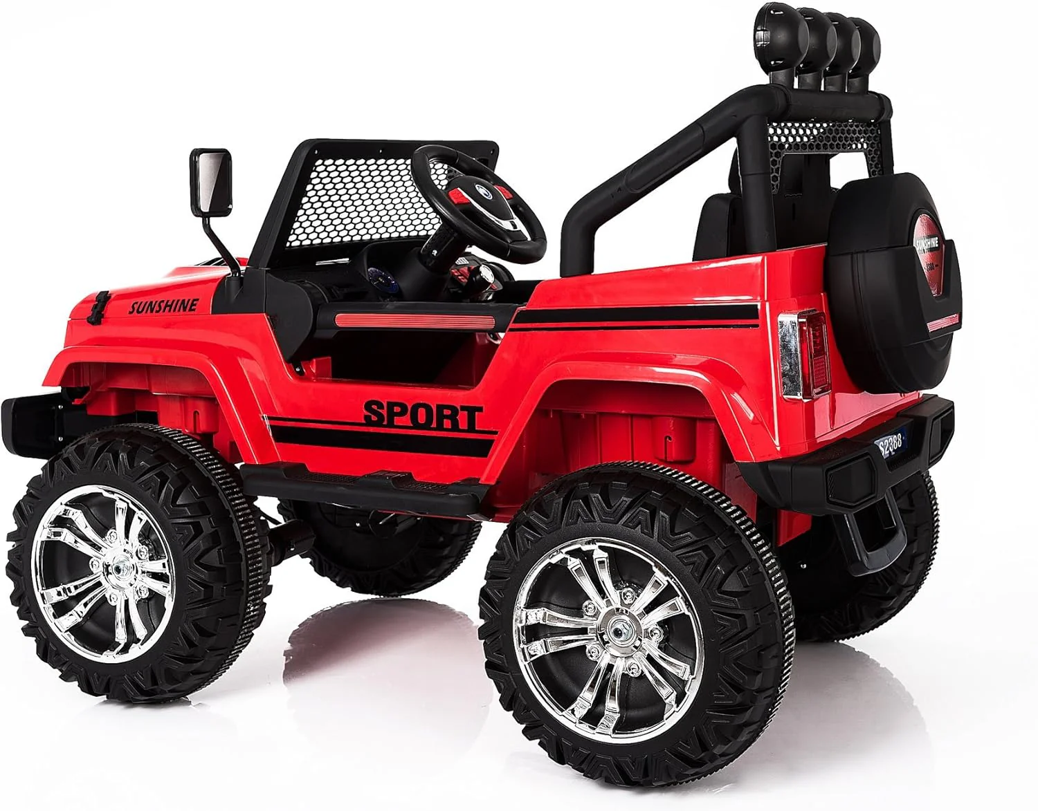 Kids Ride on 12V Wheelie Jeep Age 2-8 - Image 6