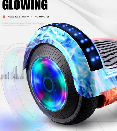 Kids smart balance hover board 250W 12kmh LED lights self balancing electric scooter Age 6+ - Image 11