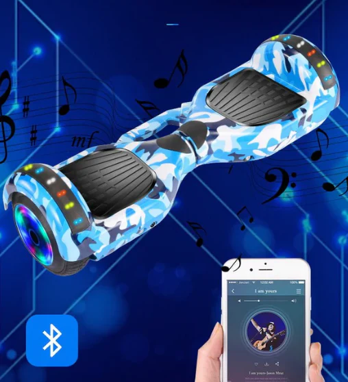 Kids smart balance hover board 250W 12kmh LED lights self balancing electric scooter Age 6+ - Image 12