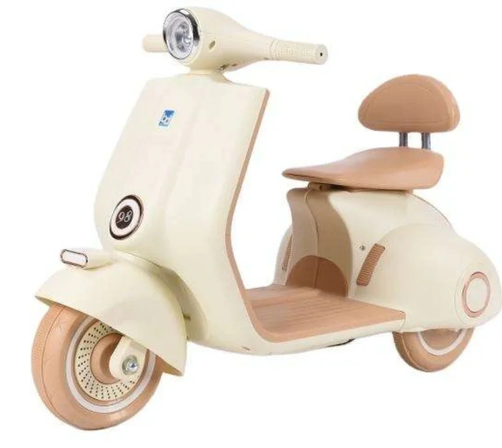 Kids Vespa Ride on 03 wheeled Electric Scooter Age 3-7