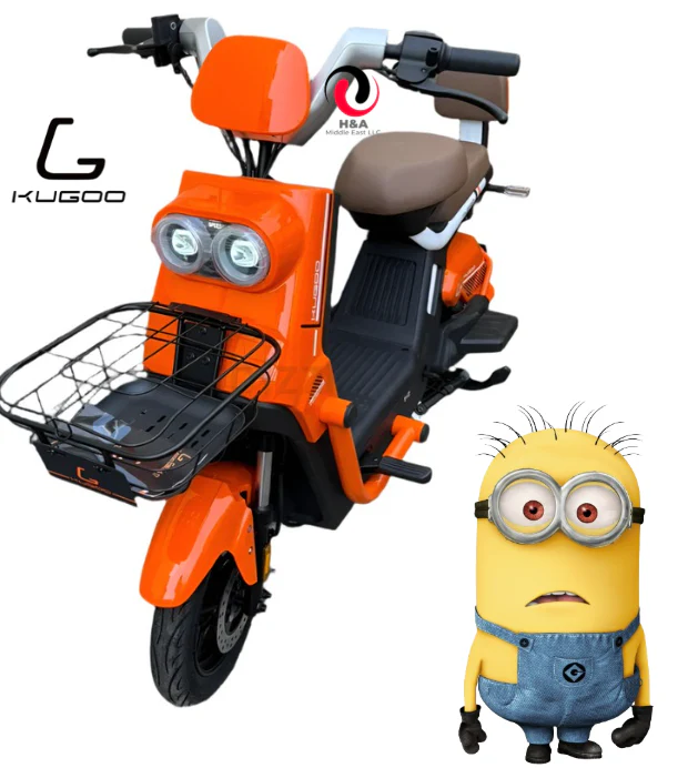 Kugoo East wind 17 Electric Bike With minions lights - Image 3