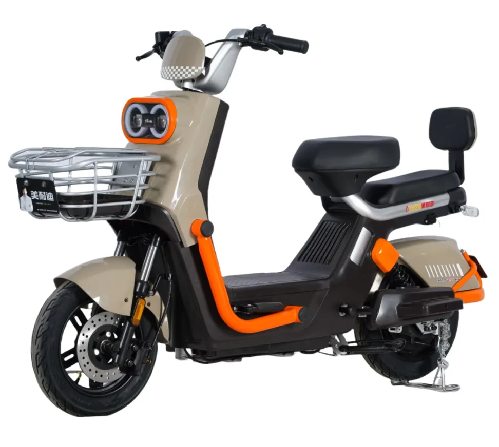 Kugoo Electric Bike with minions eyes two seater home cargo city rider - Image 4