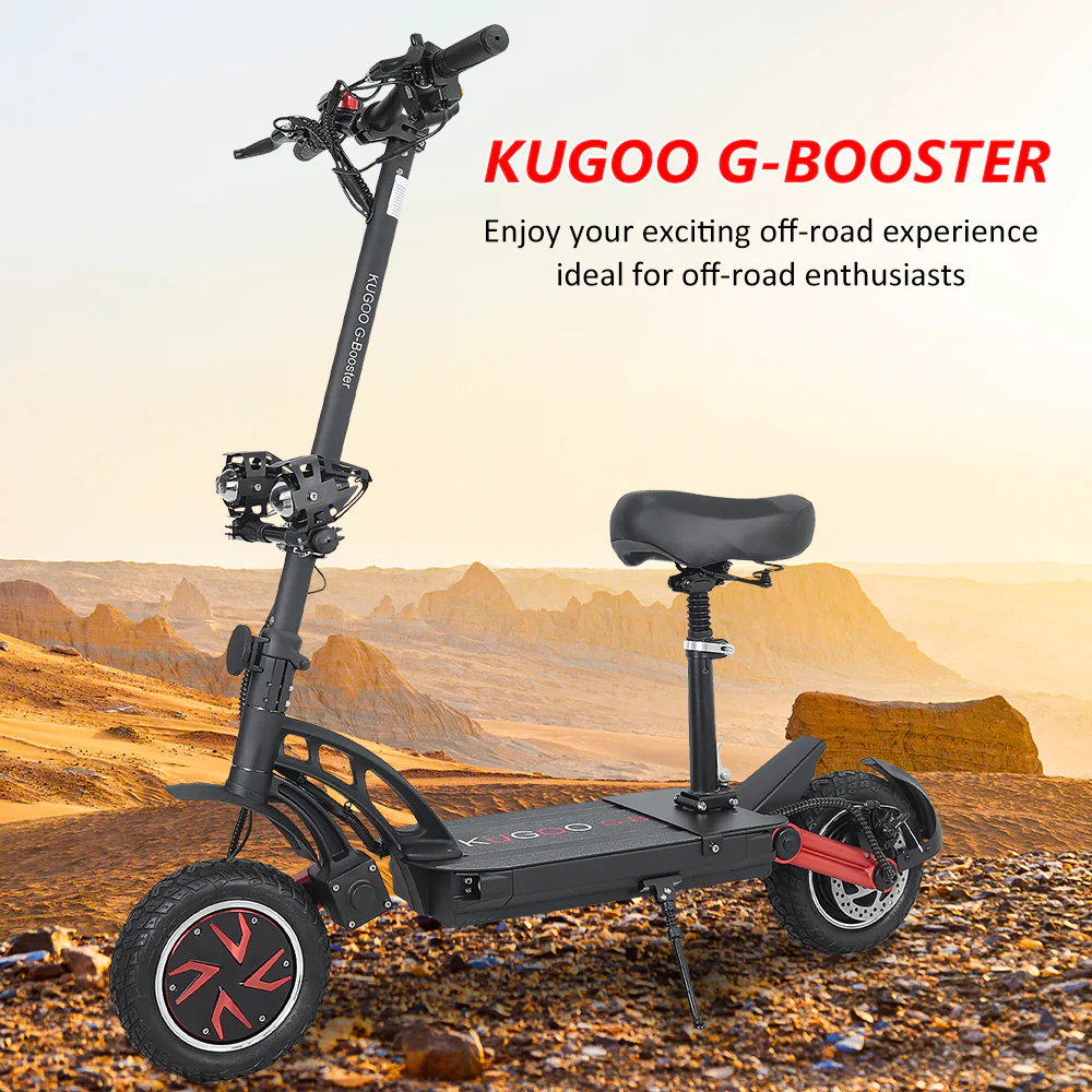 KUGOO G Booster OffRoad Electric Scooter with 1000W Dual motors 60kmh max speed 85km range - Image 5