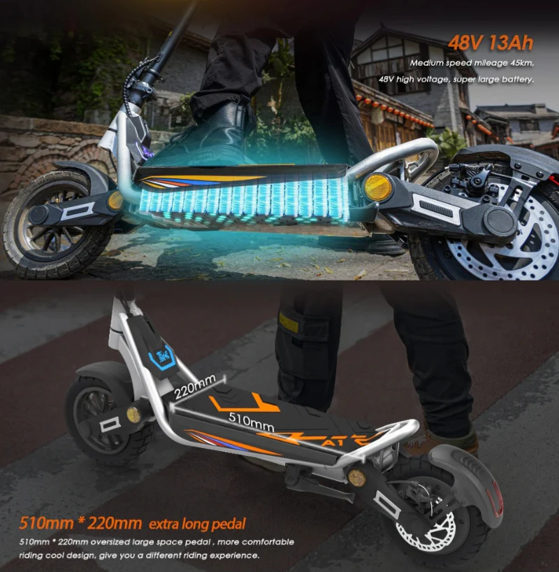 Kukirin A1 Electric Scooter - 2025 New version 48V 13Ah 800W - Image 6