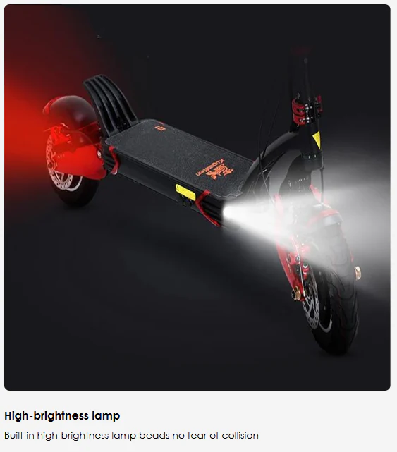 KUGOO KIRIN G1 Electric Scooter 2000W Dual Motor 65km max speed 65Km Range - Image 4