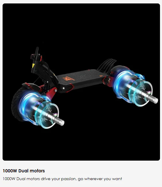 KUGOO KIRIN G1 Electric Scooter 2000W Dual Motor 65km max speed 65Km Range - Image 7