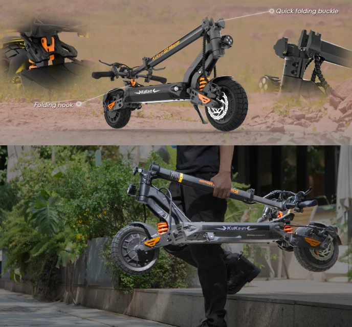 KuKirin G2 Master Electric Scooter -2025 Vesion 52V 20.8Ah 1000W Dual - Image 6