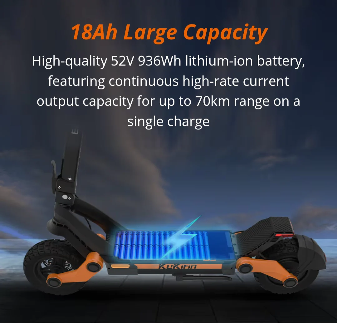 Kukirin G3 Electric Scooter -2025 New 48V 18Ah 1200W - Image 2