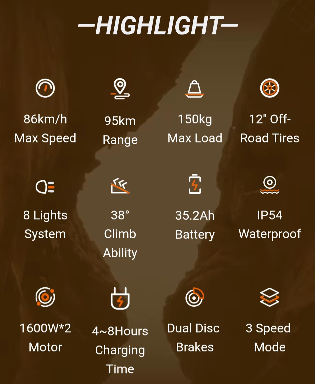 Kukirin G4 Max Electric Scooter -2025 New 60V 35Ah 1600W Dual - Image 6