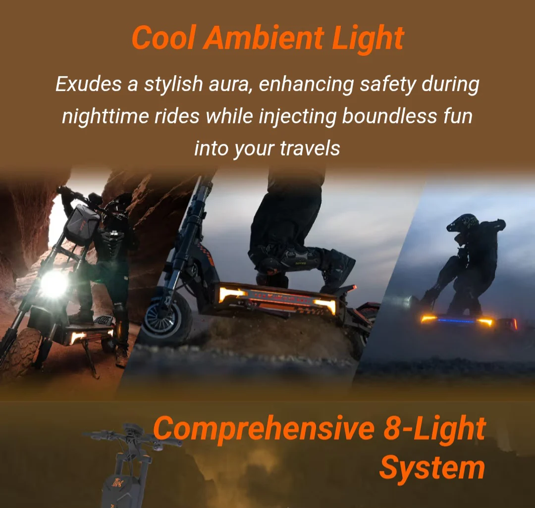 Kukirin G4 Max Electric Scooter -2025 New 60V 35Ah 1600W Dual - Image 7