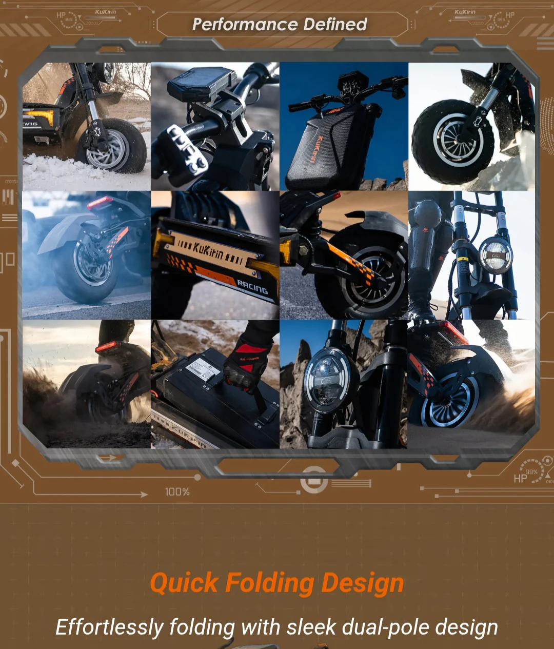 Kukirin G4 Max Electric Scooter -2025 New 60V 35Ah 1600W Dual - Image 8