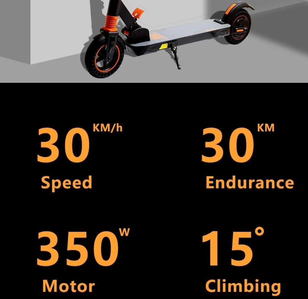 Kugoo kirin S1 Pro 36V 7.5Ah 350W - Image 3