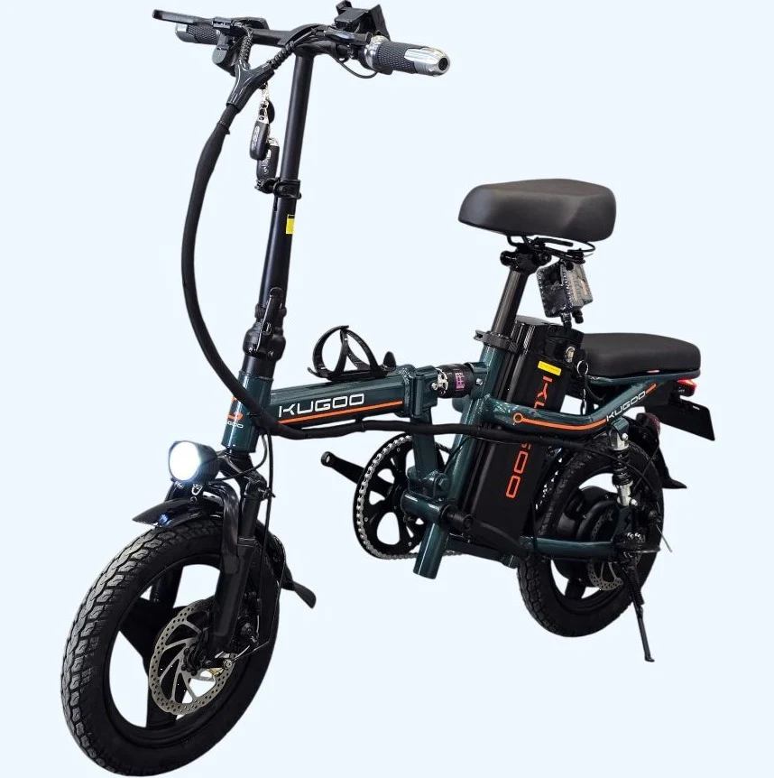 Kugoo T27 Foldable City Electric Bike with Removable Battery 48V 10.4Ah 350W - Image 2