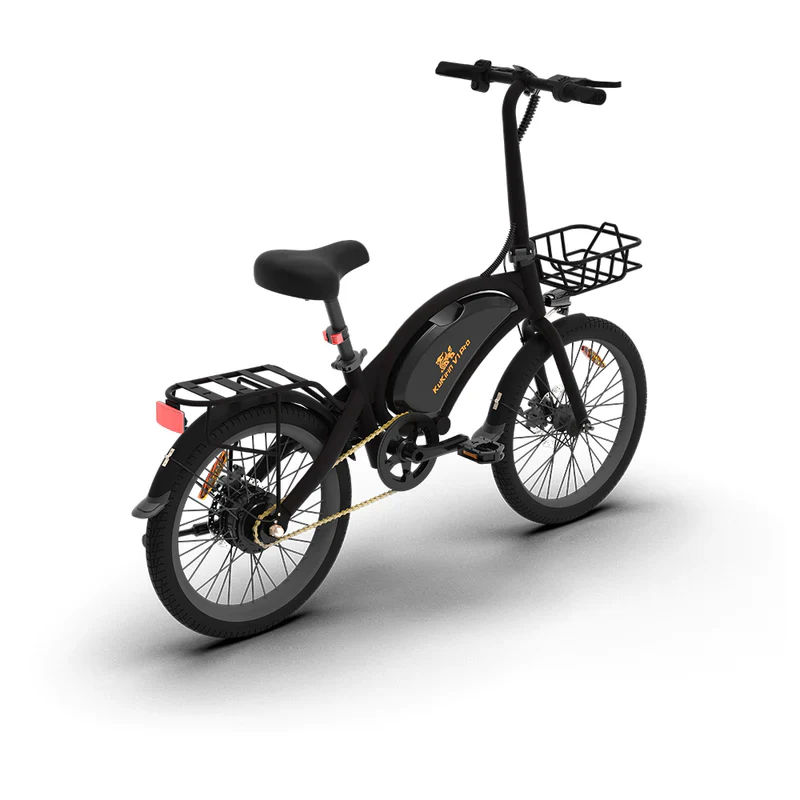 kugoo Kirin V1 Pro Electric bike 48v 25Ah 400W with Child carrying Rack & front Basket - Image 6