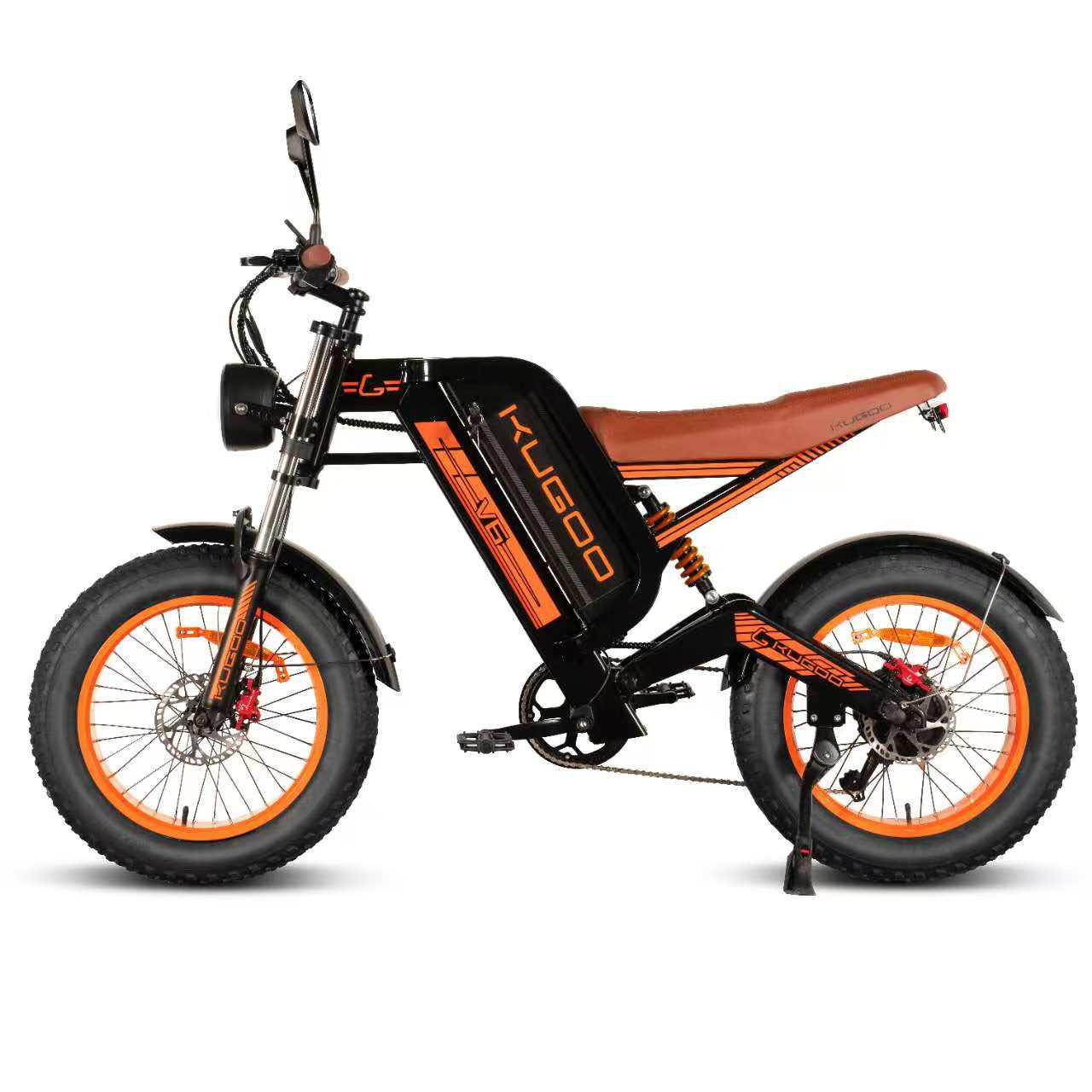 Kugoo V6 Harley Electric Bike 48V 28Ah 1000W Dual - Image 3