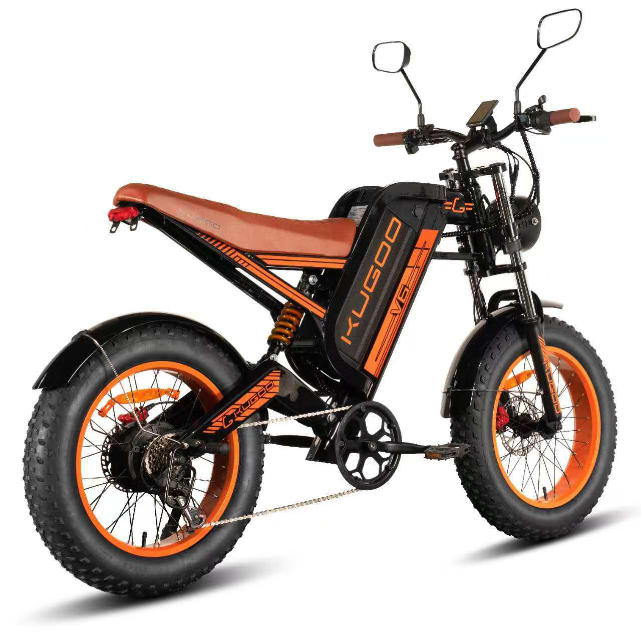 Kugoo V6 Harley Electric Bike 48V 28Ah 1000W Dual - Image 4