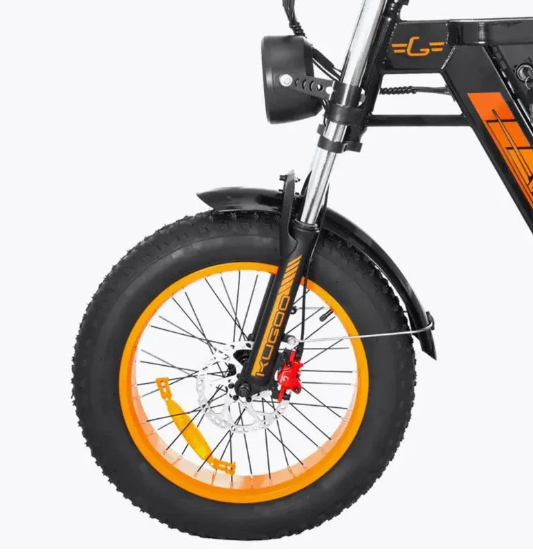 Kugoo V6 Harley Electric Bike 48V 28Ah 1000W Dual - Image 9