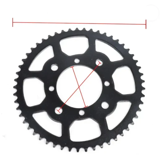 Kugoo Wish 01 Off-Road Motorcycle Chain Wheel Tooth Disk 420-53 Teeth - Image 2