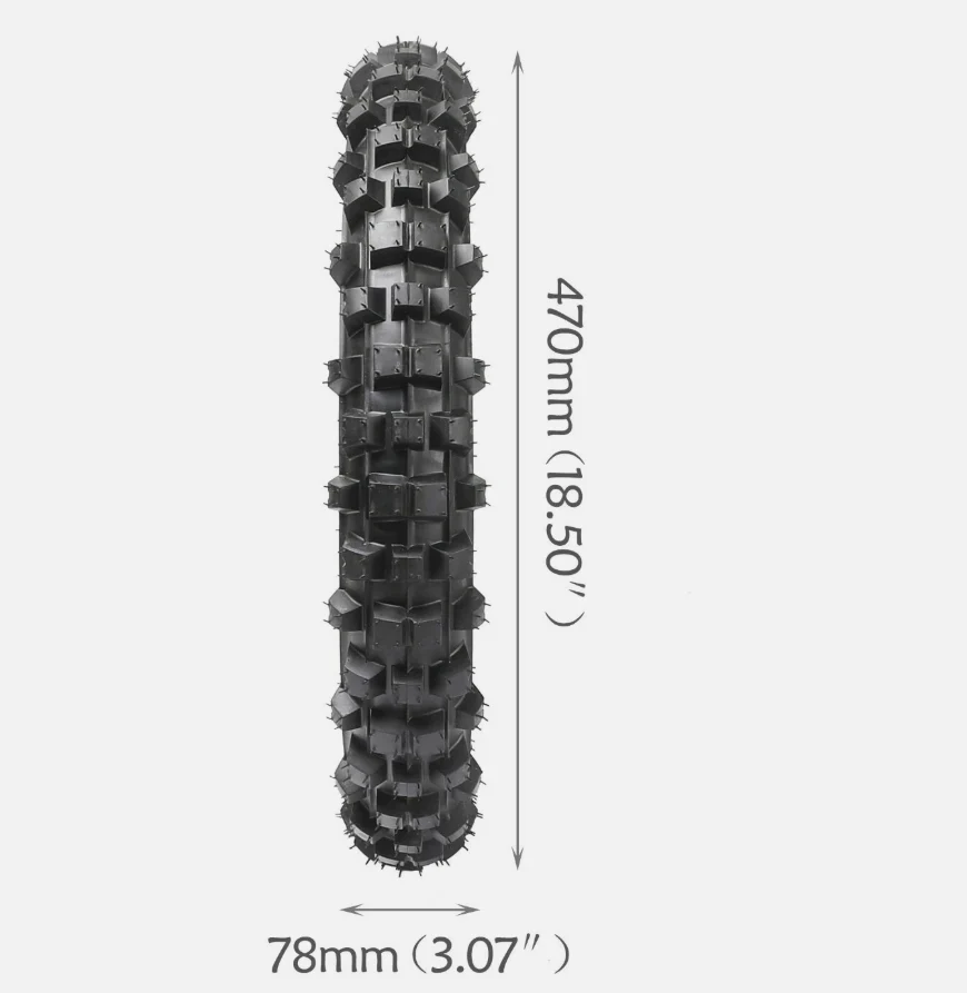 Kugoo Wish01 Rear Tire 12 Inch Offroad - Image 4