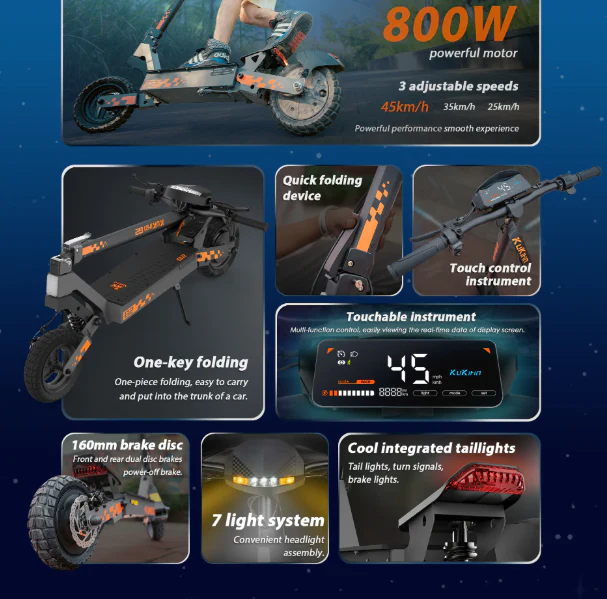 KuKirin G2 Electric Scooter 2025 New 48V 15Ah 800W - Image 3