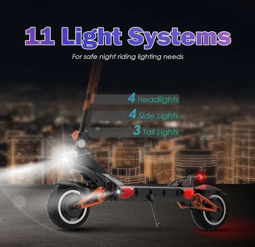 KuKirin G3 Pro Electric Scooter -52V 23Ah 1200W Dual motor ,Removable Battery- 2026 Version - Image 14