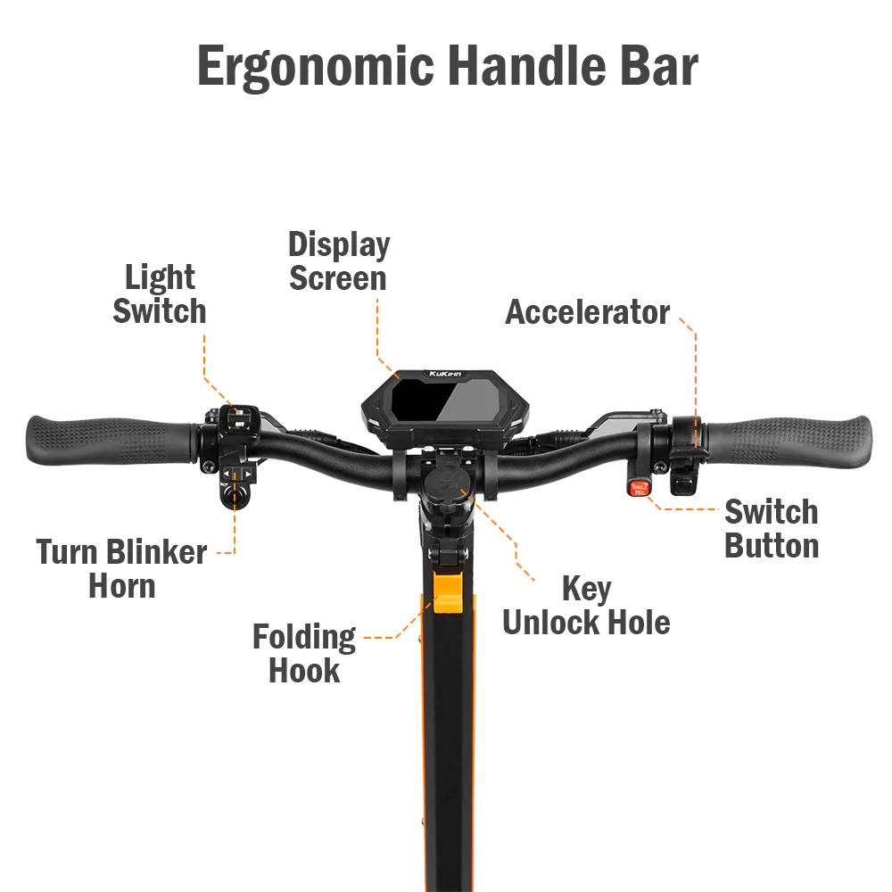KuKirin G3 Pro Electric Scooter -52V 23Ah 1200W Dual motor ,Removable Battery- 2026 Version - Image 17