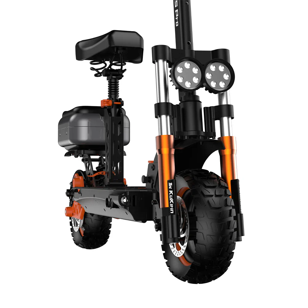 KUGOO KIRIN M5 Pro Electric Scooter 48V 20Ah 1200W max speed 52kmh Range 70Km with seat & luggage space - Image 7