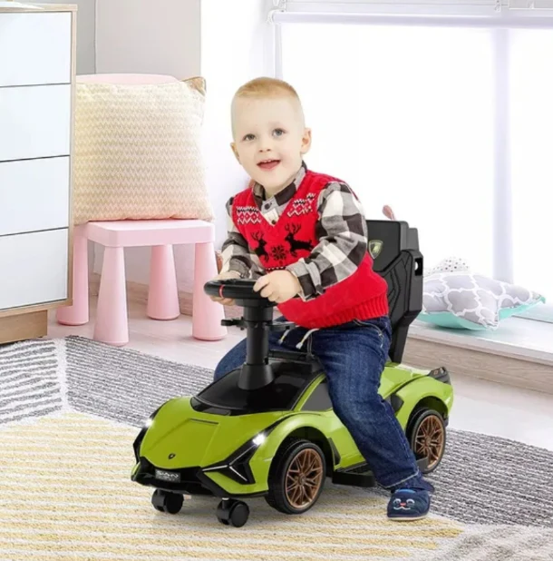 Lamborghini 3-in-1 Ride-On Push Car (Age 1–5 Years) - Image 4