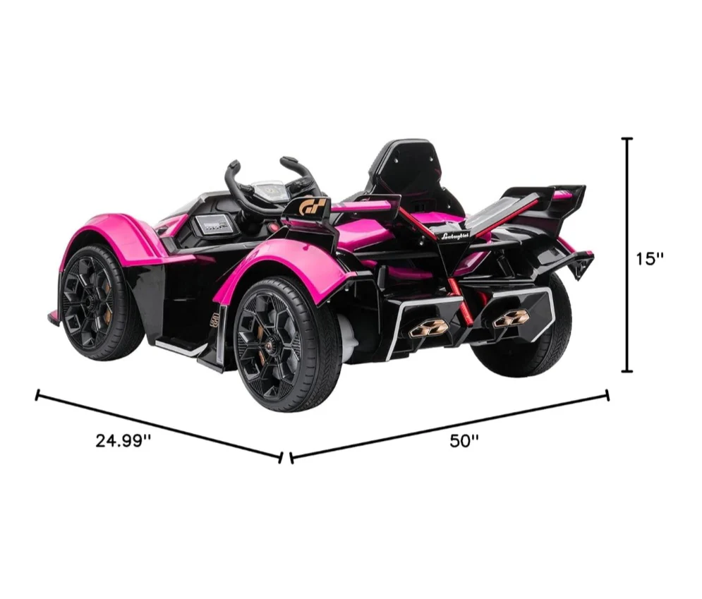 Lamborghini V12 Vision Gran Turismo Ride on Sports Car for Kids,Large Age 3-8 - Image 27