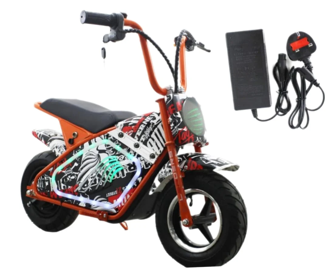 Leaders kids e motor cycle dirt street design Light 36v 4.4Ah 250W - Image 3