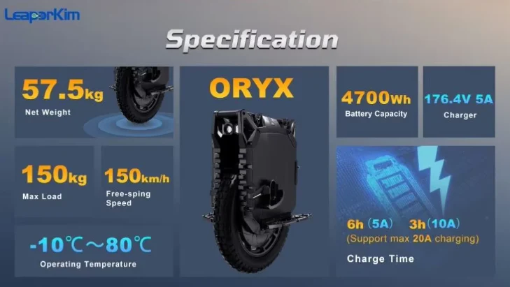 Leaperkim Oryx 50S Electric Unicycle - Image 9
