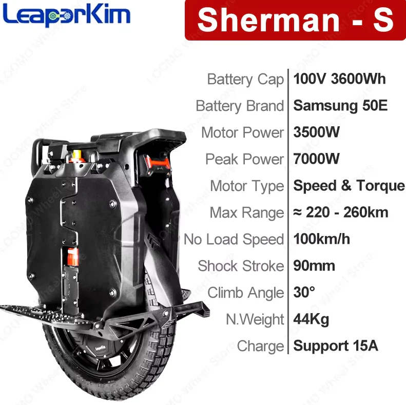 Leaperkim Sherman S Electric Unicycle - Image 2