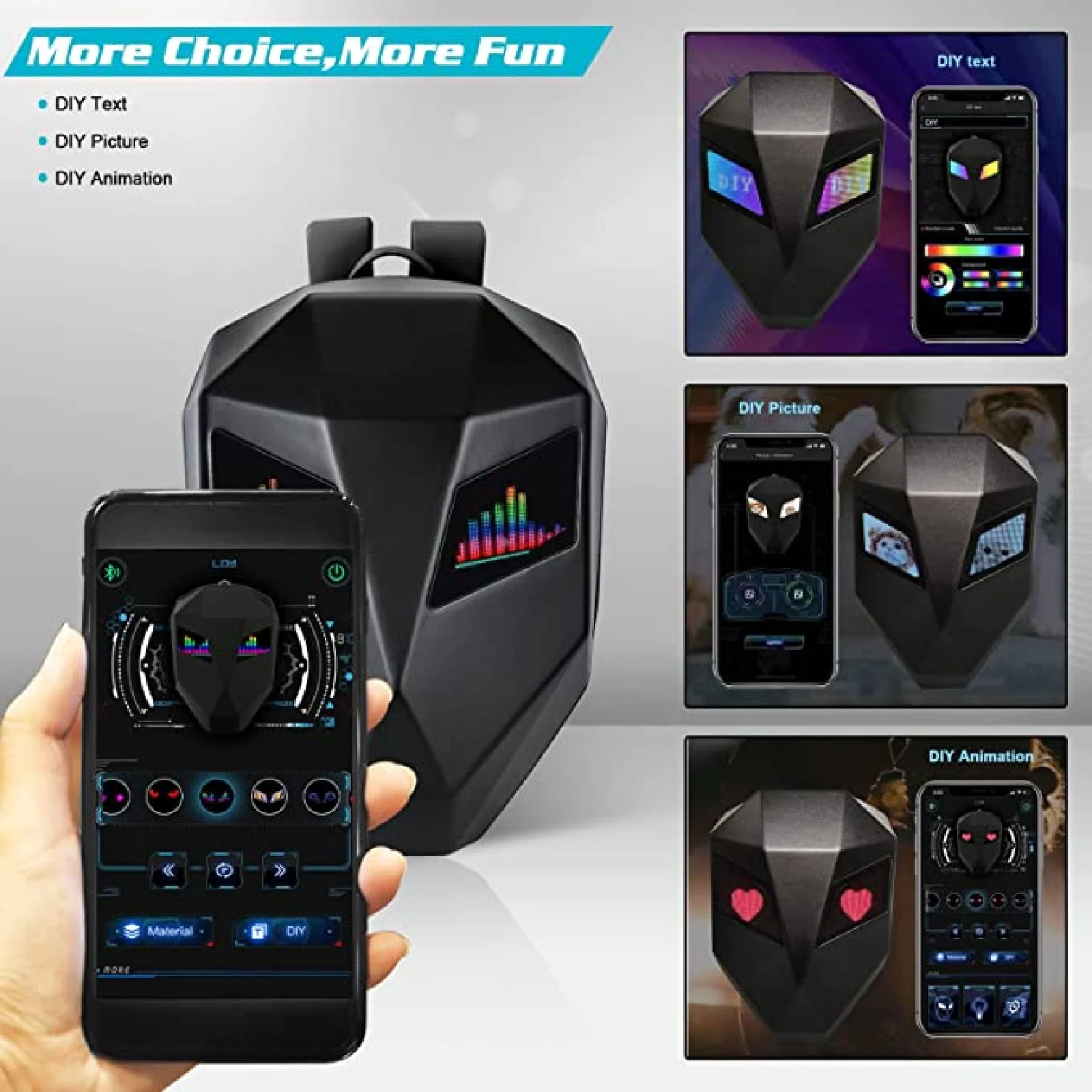 CRELANDER LED Knight Waterproof Smart Backpack - Image 2