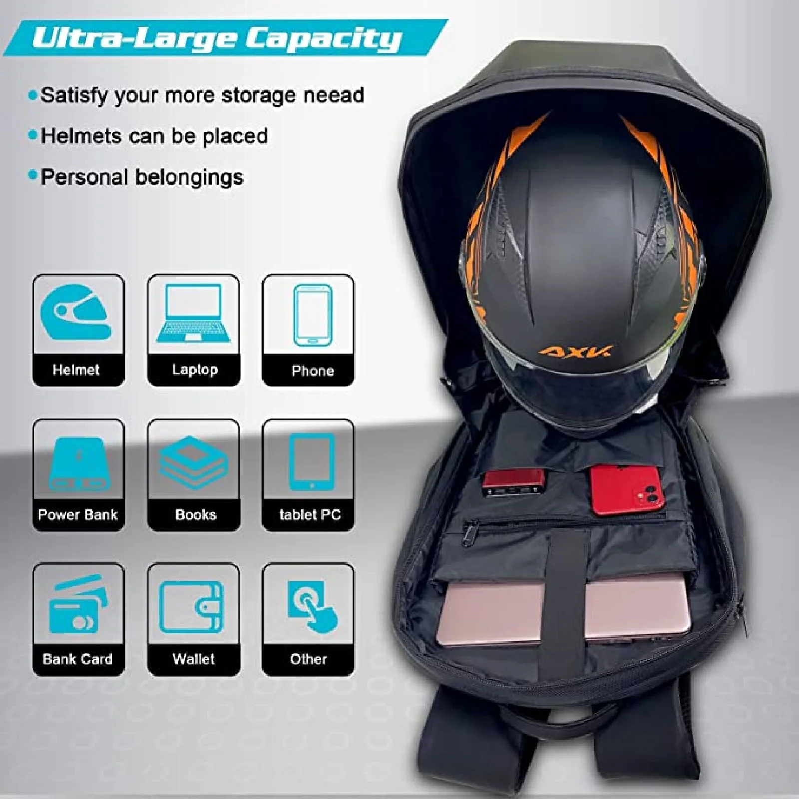 CRELANDER LED Knight Waterproof Smart Backpack - Image 4