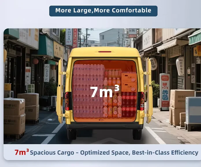 LINXYS G201B Pure Electric Long-Range Commercial Van - Image 6