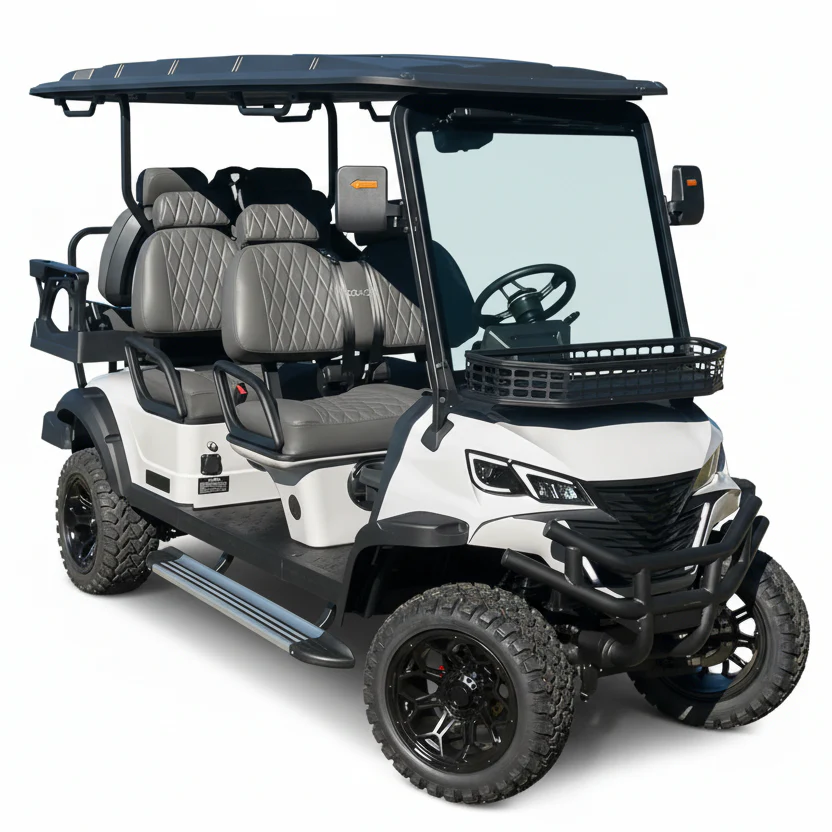 Luxury 6-seater Electric Off-road Golf Cart with Car play Function