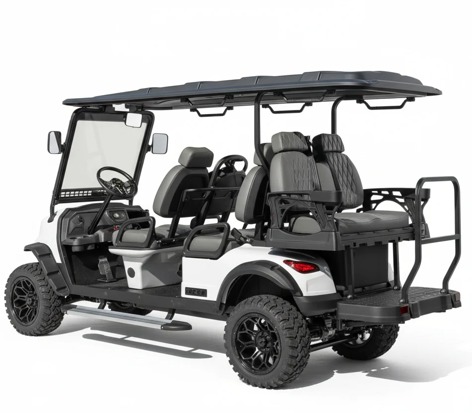 Luxury 6-seater Electric Off-road Golf Cart with Car play Function - Image 4