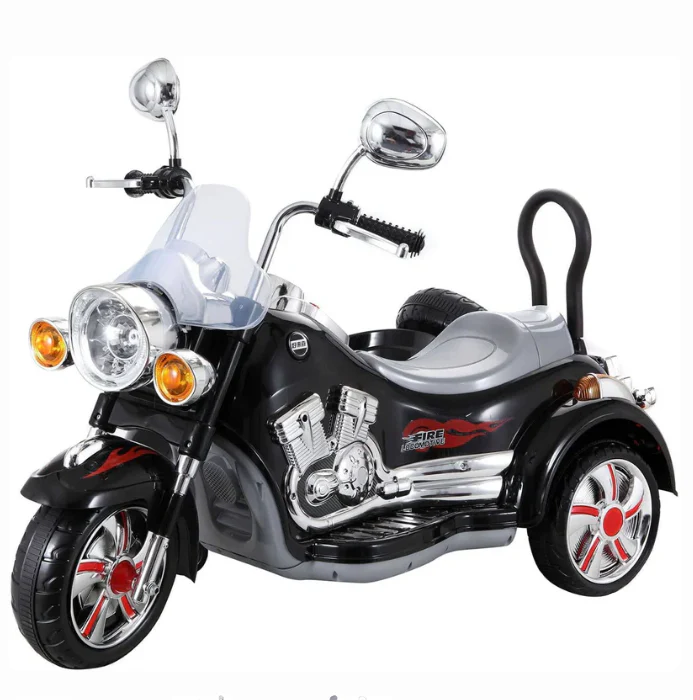 Luxury electric 3-Wheel Ride-On Sidecar Bike Age 4-7 - Image 4