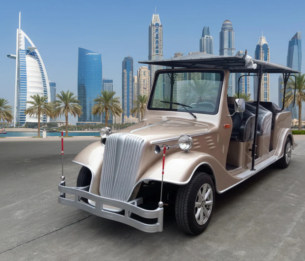 Luxury Electric Classic Golf Cart Vintage Tour Vehicle - 08 Seater - Image 2